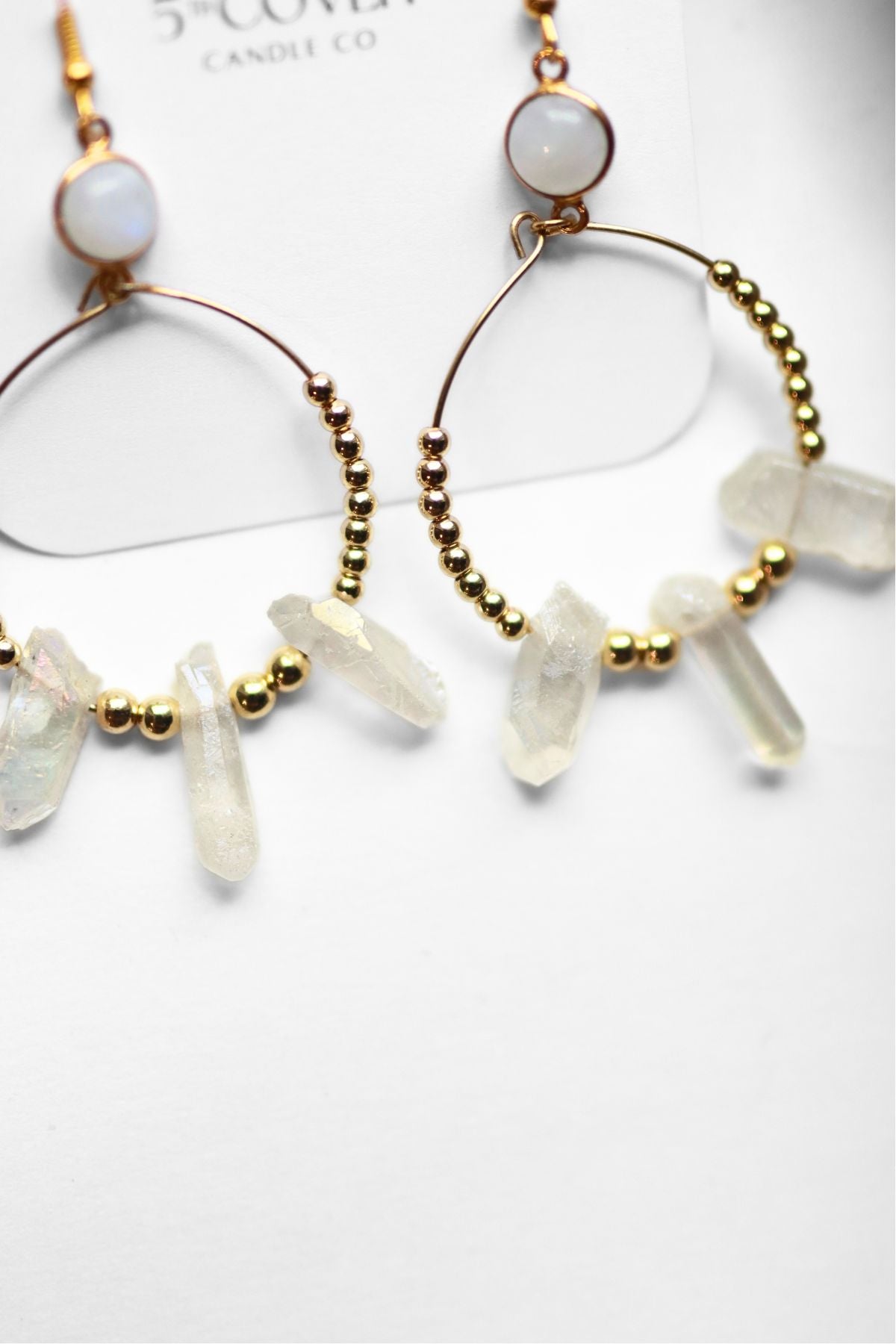 Moonstone Hoops