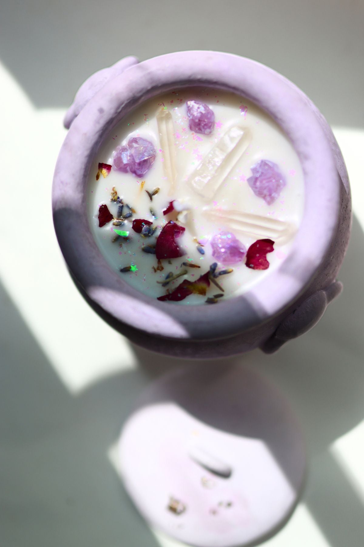 Lavender Cauldron Candle