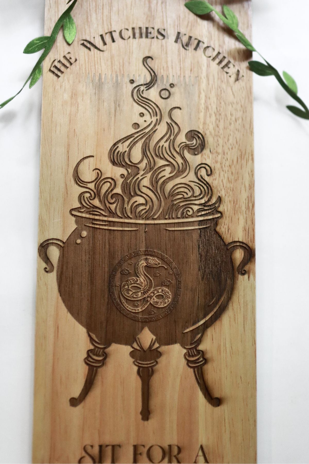 Sit For A Spell Cutting Board