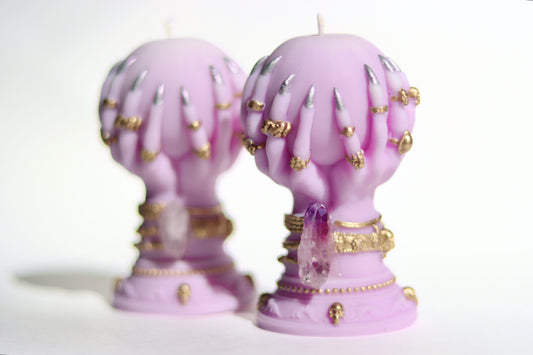 Amethyst Ritual Candle