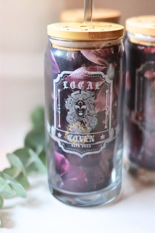 Glass Can Cup
