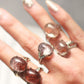 Garden Phantom Quartz Rings